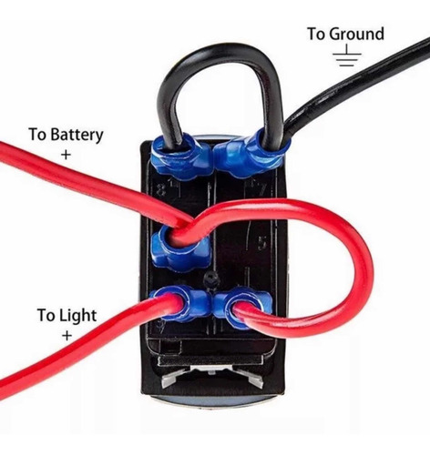 Imagen 6 de 10 de Toyota Switch Para Luces Tipo Arb 5 Pin Rusticos 4x4 Unive
