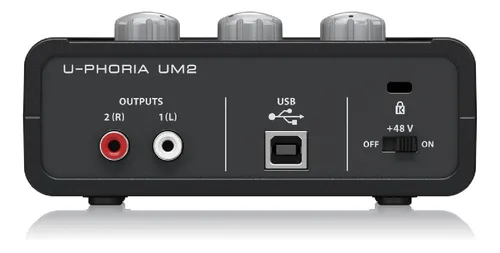 Interfaz De Audio Behringer U-phoria Um2