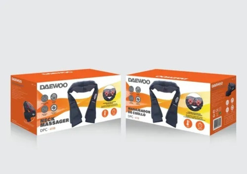 Imagen 4 de 5 de Masajeador Cervical Cuello Hombros Shiatsu Daewoo Dpc-4110