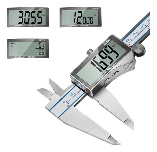 Pinzas Digitales, Herramienta De Medición De 6 Pulgadas, Mic