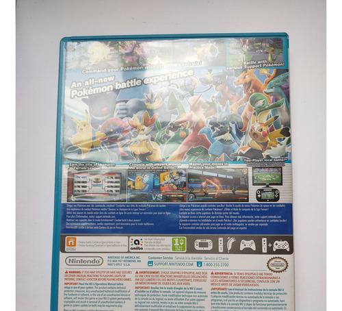 Pokken Tournament Nintendo Wii U Original Fisico Pokemon (Usado)