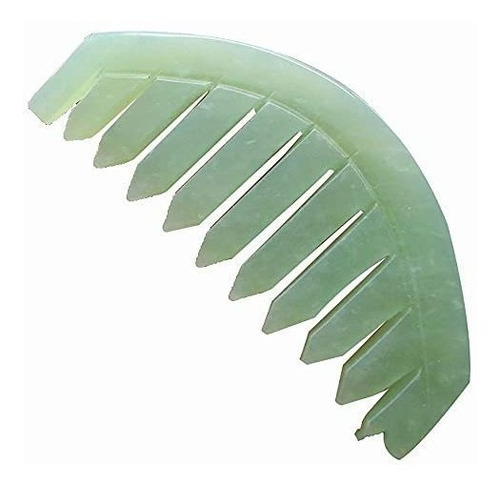 Peines - Peines - Jade Comb For Head Massage Natural Guasha 