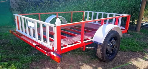 Trailer Cuatriciclo Cama Baja Con Rampas