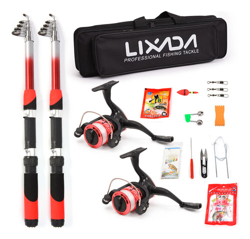 Kit Completo De Carretes De Pescar Lixada Con 2 Piezas De 2,