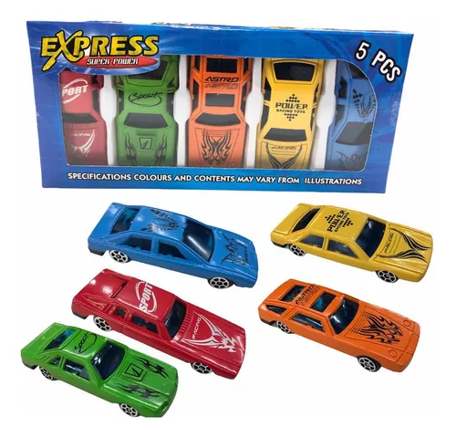 Pista de Corrida + Carrinhos Express Super Power 5 Peças - Loja