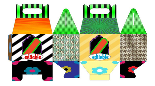 Plantilla Cajita Feliz 100 % Editable