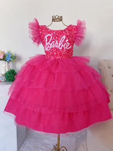 Vestido da barbie princesa para best sale aniversario