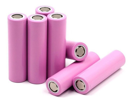 2pz Bateria 18650 Recargable De Litio Pila Cilindrica Li Ion