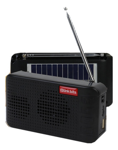 Bocina Portátil Bluetooth Batería Antena Fm Carga Solar Tws