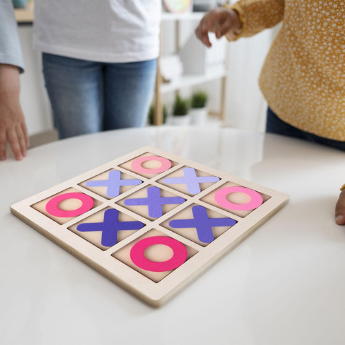 Toe Juego De Mesa Xo Juego De Mesa De Ajedrez Para Rosa