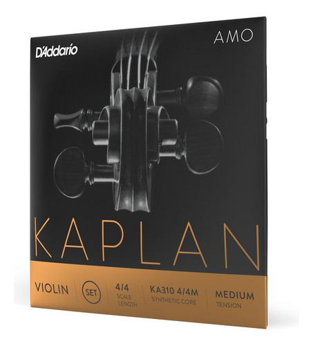 Encordoamento Para Violino D'addario Kaplan Amo Ka310 4/4