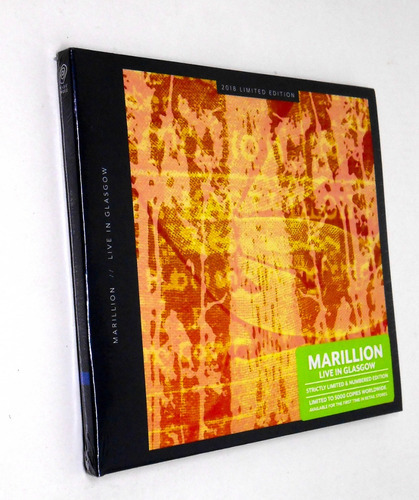 Cd Marillion Live In Glasgow 2018 Digipack Limitado Lacrado