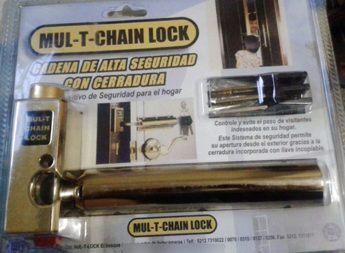 Cadena De Alta Seguridad Mul T Lock