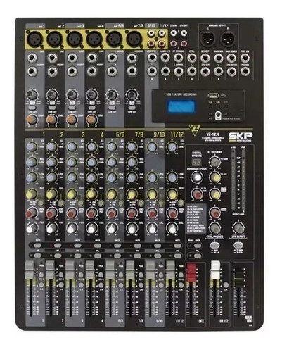 Consola Mixer Skp Vz-12.4 12 Canales Usb