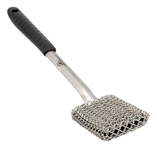 Raspador De Parrilla Bbq Dragon Chainmail De Acero Inoxidable, Raspador De Grasa Para Asadores, Sin Cerdas, Resitente.