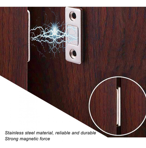 10 Imanes De Acero Inoxidable Para Puerta Corredera, Ventosa