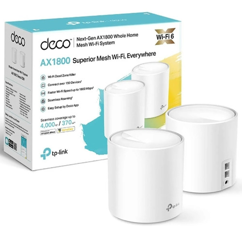 Router Access Point Tp Link Deco X20 Mesh Wifi Pack X 2 