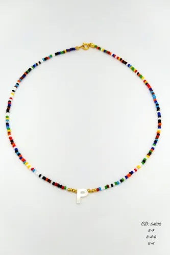 comprar Collar De Mostacilla Con Iniciales 