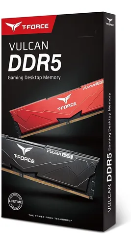 Memoria Ram Teamgroup T-force Vulcam, Ddr5, 2x16gb, 5200mhz