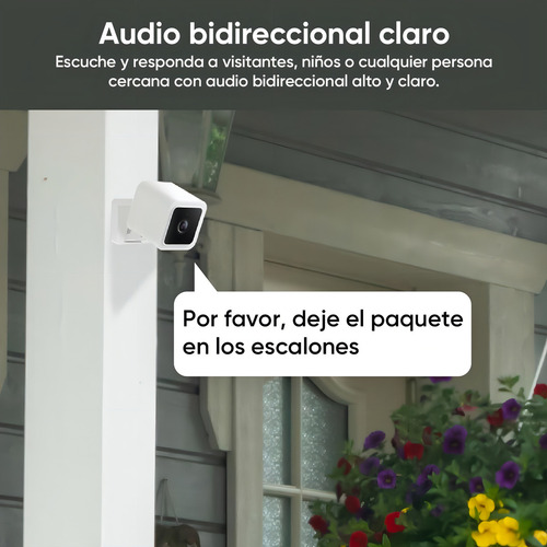 Tarjeta SD Wyze Cam V3 + de 32 GB, With Nocturna Vision In Color, Security Camera With 1080p Hd Cable For Interiors and Outdoor