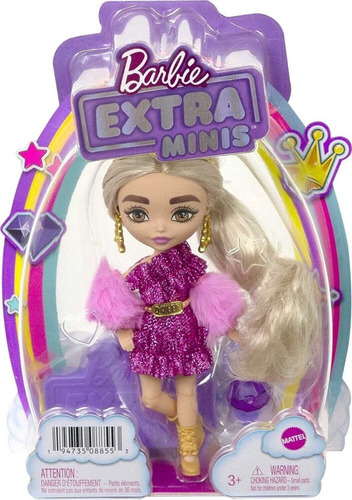 Barbie Extra Minis Con Corona Dorada - Envio Gratis