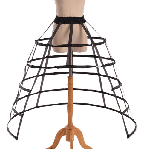 (8 #mold) Underskirt Petticoat Cage 2/3/4/5 Aros Para Mujer