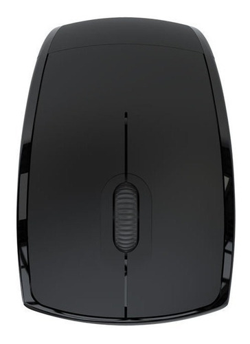Mouse Inalámbrico Curvo Plegable Klip Xtreme Kmw-375 Color Negro