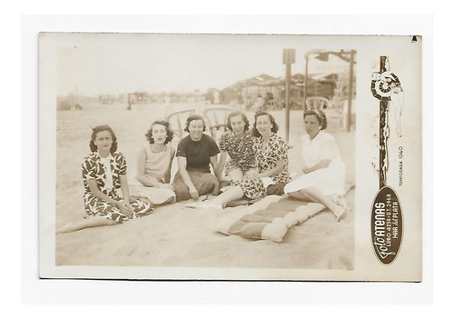 Mar Del Plata Tarjeta Postal Antigua Foto Atenas (Usado)