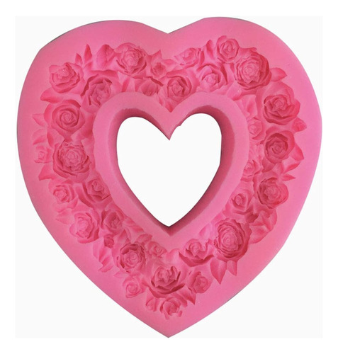 Molde Fondant Rosa Molde De Corona Corazones P Boda Valentín