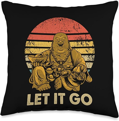 Budismo Regalos Y Accesorios Retro Buddha Zen Let It Go-vin