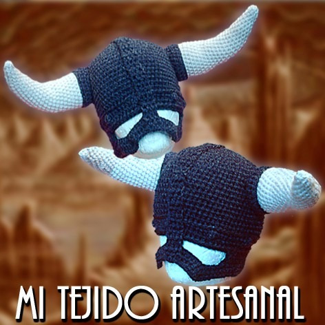 Gorro Vikingo Tejido Al Crochet