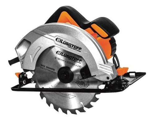 Imagen 1 de 9 de Sierra Circular Mano 1500w Lusqtoff Madera 185mm 7 1/4 +guia