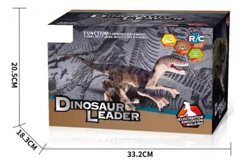 Dinosaurio Control Remoto 2,4. Gran Velociraptor Recargable