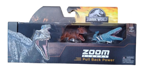 Jurassic World Zoom Riders Pack X 3 Dinosaurios Bentancor