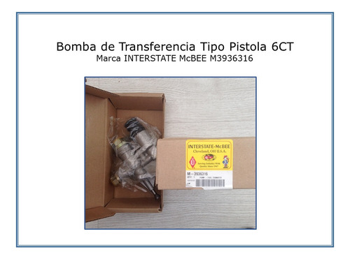 Bomba De Transferencia 6ct Tipo Pistola  M3936316