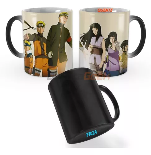 Caneca personalizada Naruto Chibi - Naruto, Hinata, Boruto e Himawari  Família