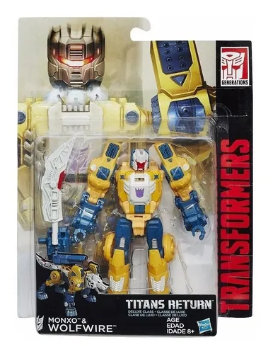 Transformers Titans Return Monxo Y Wolfwire Hasbro