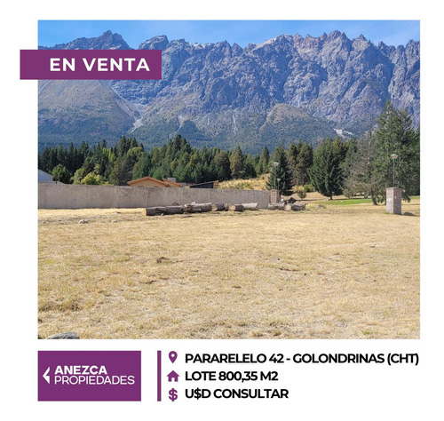 Lote De 800 M2, En Las Golondrinas, Lago Puelo 