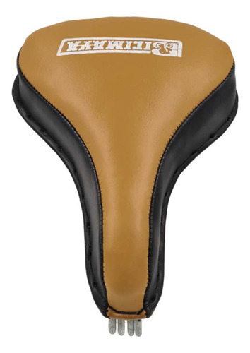 Asiento Sillín Bicicleta Clásico Comfort Reforzado Resortes Color Cafe/negro