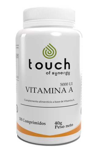 Touch Of Synergy - Vitamina A 5000ui - 100 Comprimidos