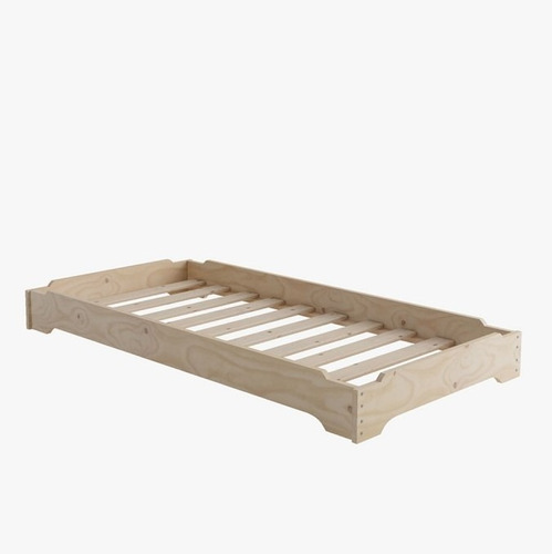 Imagen 3 de 8 de Base Cama Nido Apilable En Madera 100% Maciza Ref: Hund