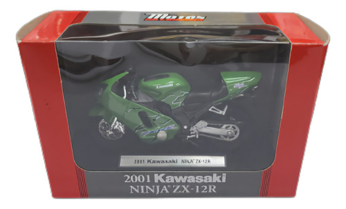 Welly 2001 Kawasaki Ninja Zx 12r Moto 1/18