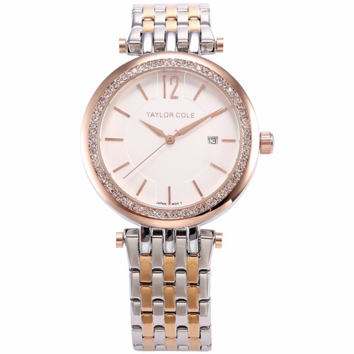 Reloj Dama Elegante Taylor Cole Genuino Fecha Envio Gratis