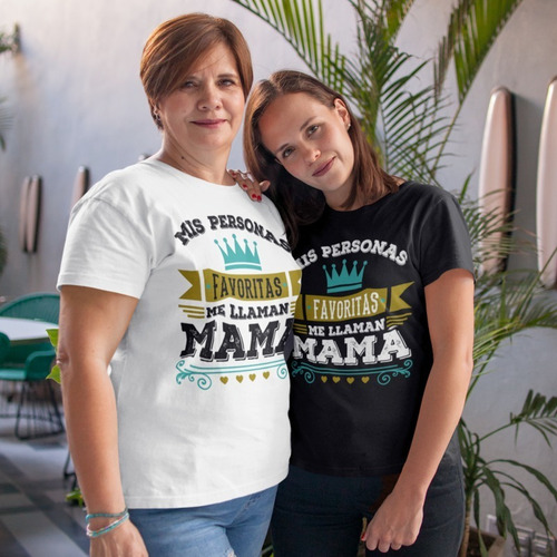 Imagen 2 de 4 de Playera Mamá Día De Las Madres Me Llaman Mamá