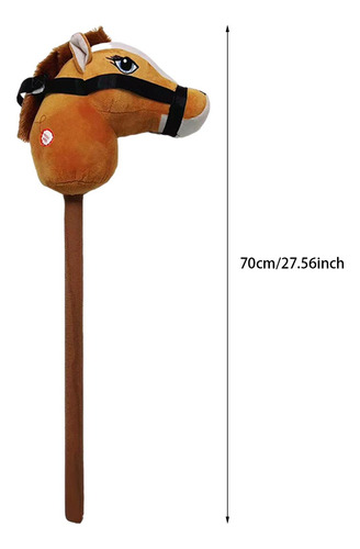Caballo De Peluche, Palo De Peluche Para Marrón Claro C