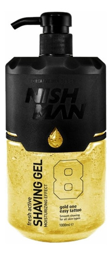 Shaving Gel Nish Man Gold One 1000ml