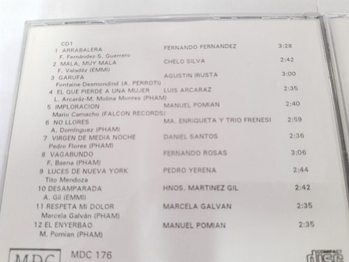 Mi Arrabal Inolvidable Vol. 1 Y 2, Cd Album Doble Año 1993. (Usado)