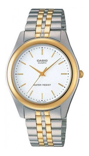 Reloj Casio Caballero Blanca Mtp-1129g-7ardf