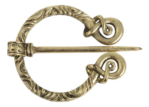 Pin De Capa Penanular Broche Joyería Cobre Antiguo 4