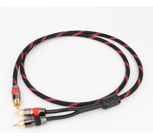 Cable De Subwoofer Rca Lotus Cable De Audio De Un Punto Y Do